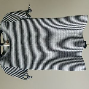 Blue and white Striped t-shirt